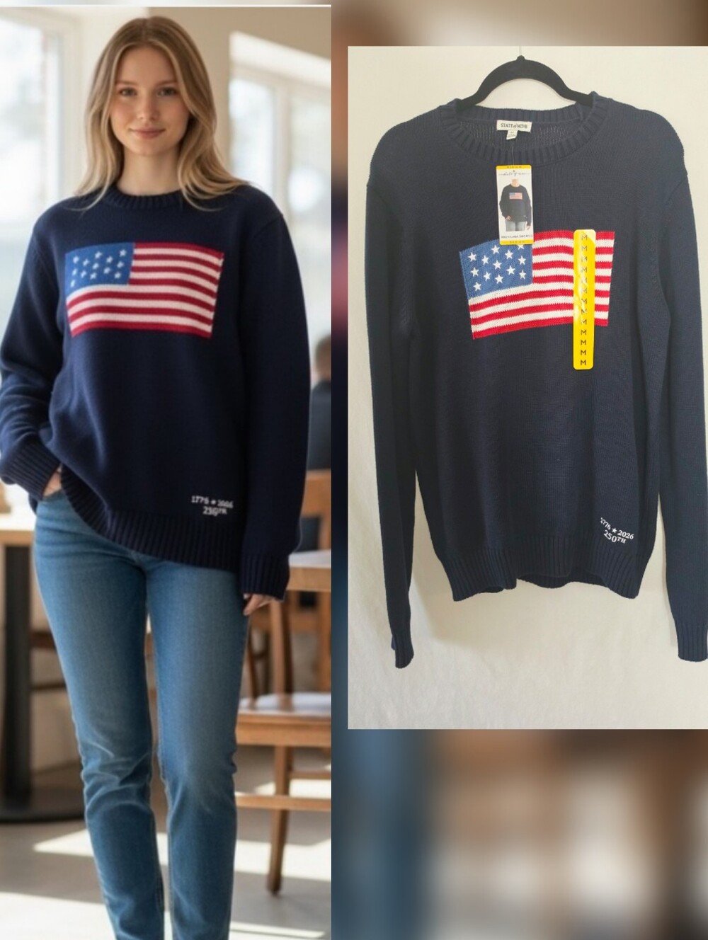State of Mine Americana Sweater